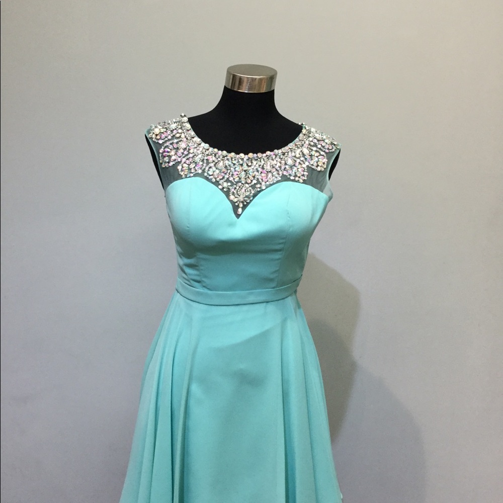 Aqua short dress